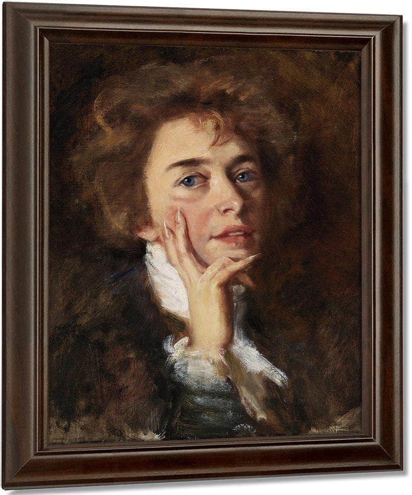 Self Portrait With Jabot By Alice Pike Barney - Image 5