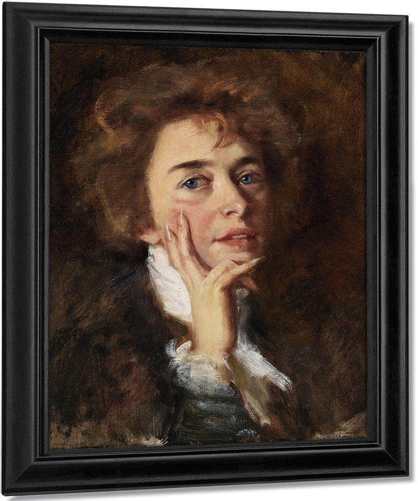 Self Portrait With Jabot By Alice Pike Barney - Image 7