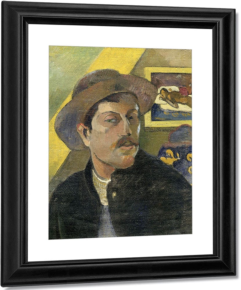 Self Portrait With Manao Tupapau By Eugene Henri Paul Gauguin - Image 3