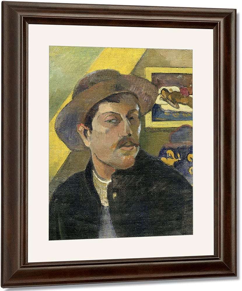 Self Portrait With Manao Tupapau By Eugene Henri Paul Gauguin - Image 4