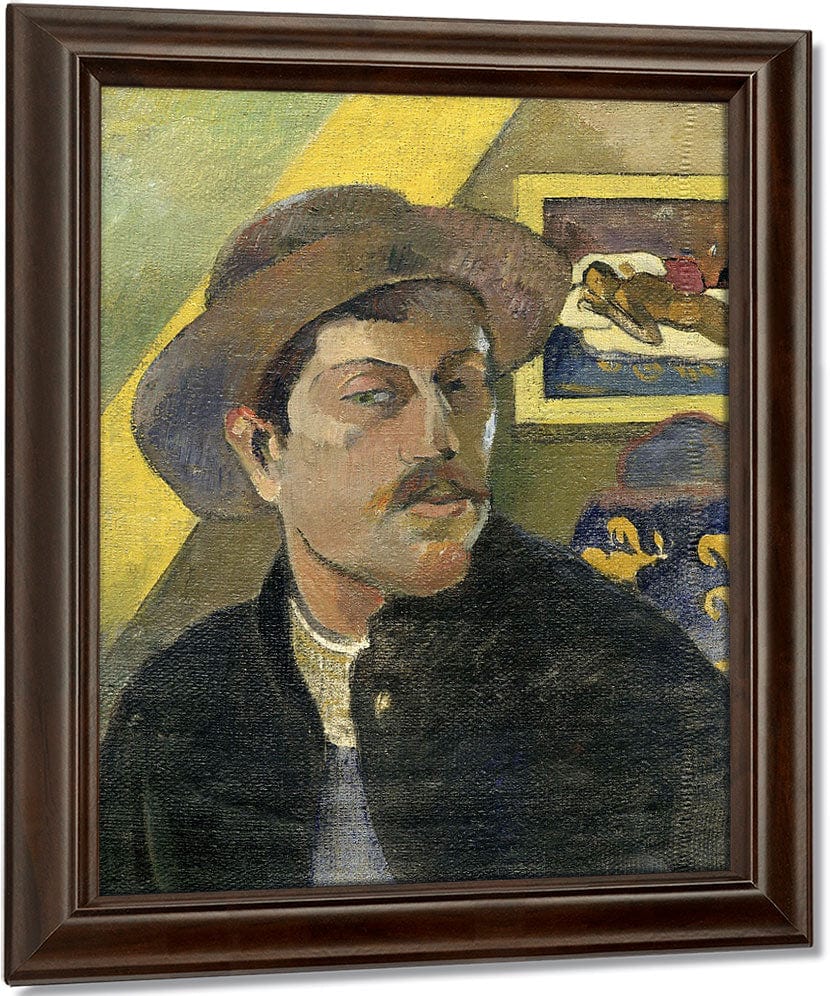 Self Portrait With Manao Tupapau By Eugene Henri Paul Gauguin - Image 5