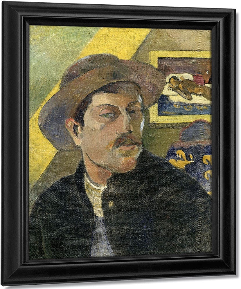 Self Portrait With Manao Tupapau By Eugene Henri Paul Gauguin - Image 7