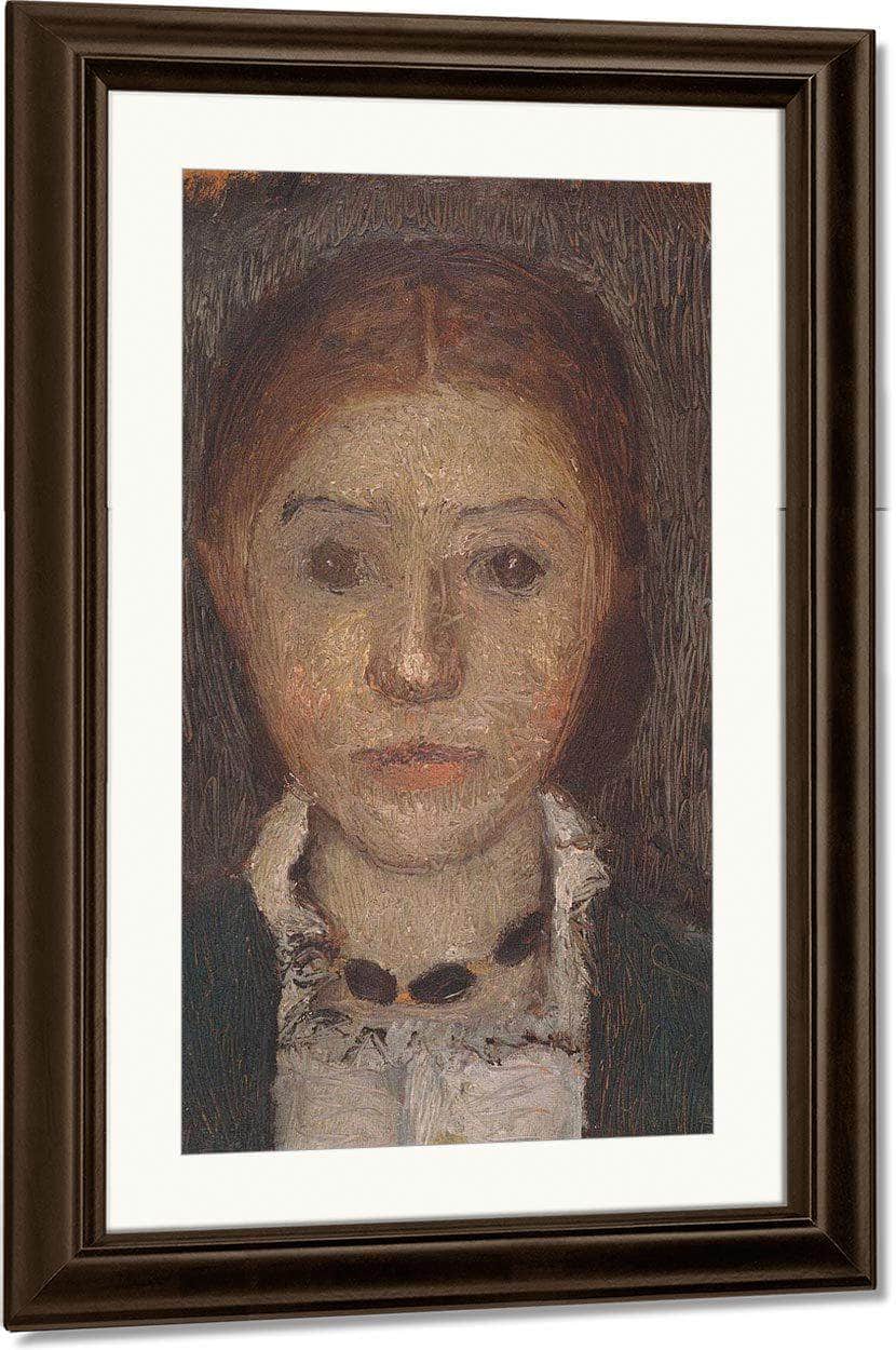 Self Portrait With Necklace By Paula Modersohn Becker - Image 3