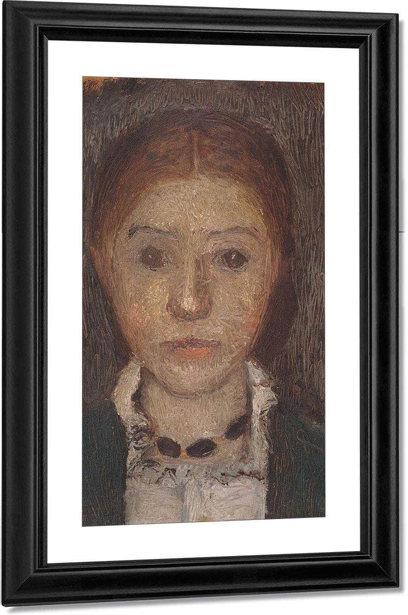 Self Portrait With Necklace By Paula Modersohn Becker - Image 5
