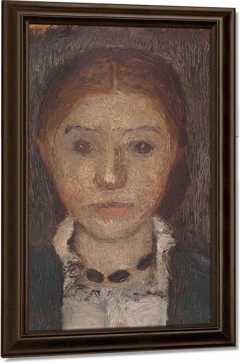 Self Portrait With Necklace By Paula Modersohn Becker - Image 7
