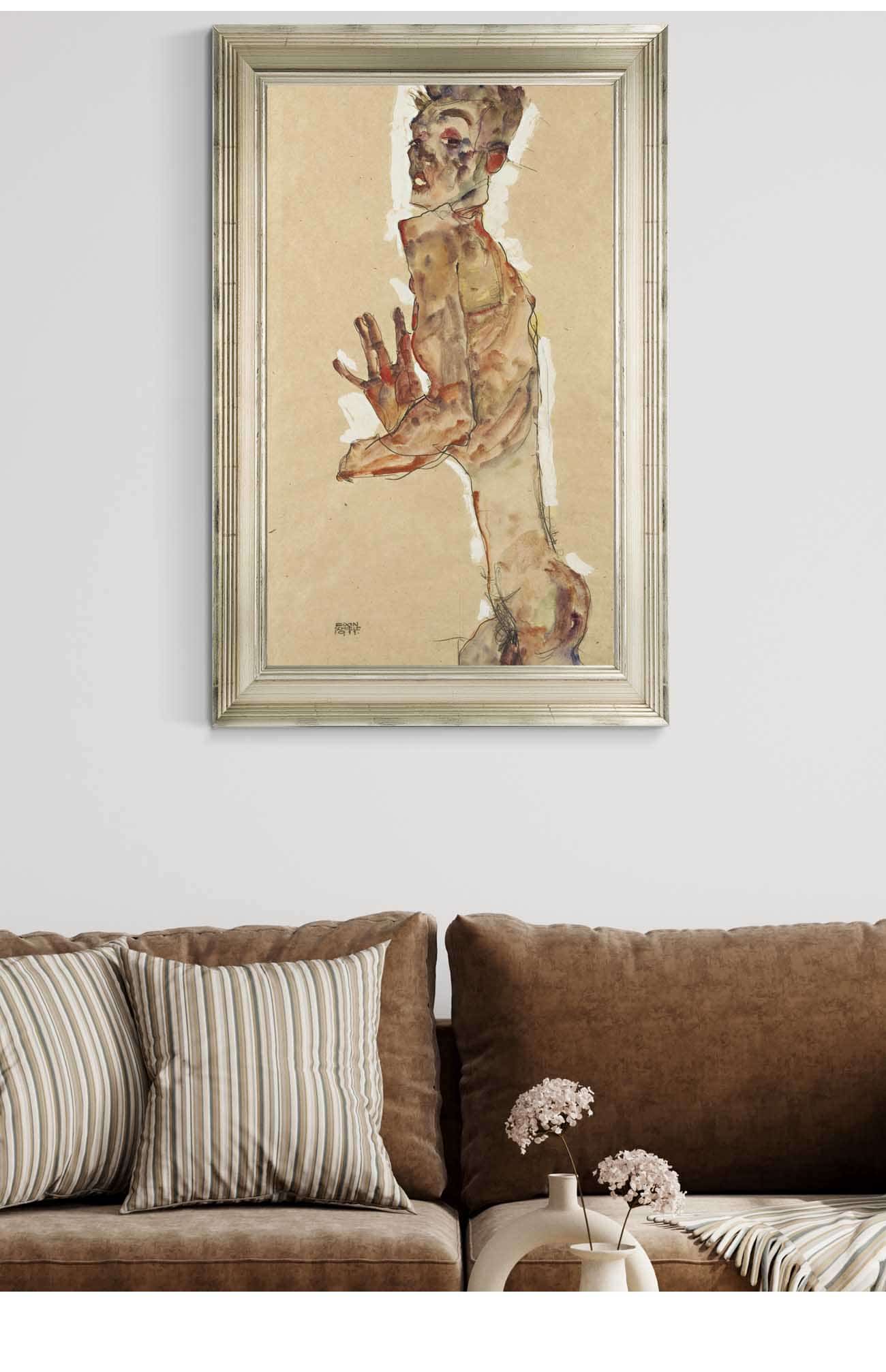 Self Portrait With Splayed Fingers by Egon Schiele - Image 5