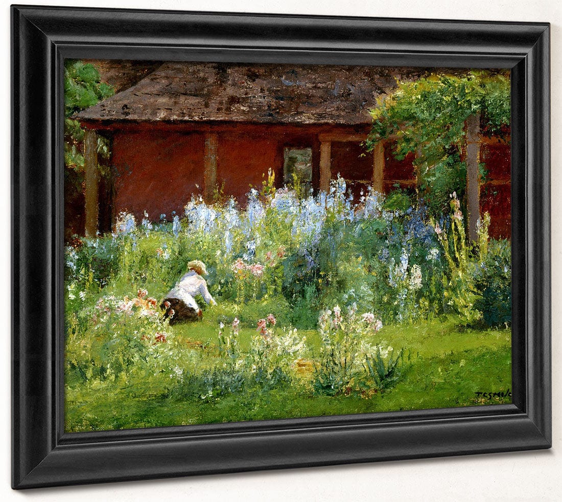 Selma In The Garden By Theodore Clement Steele - Image 8