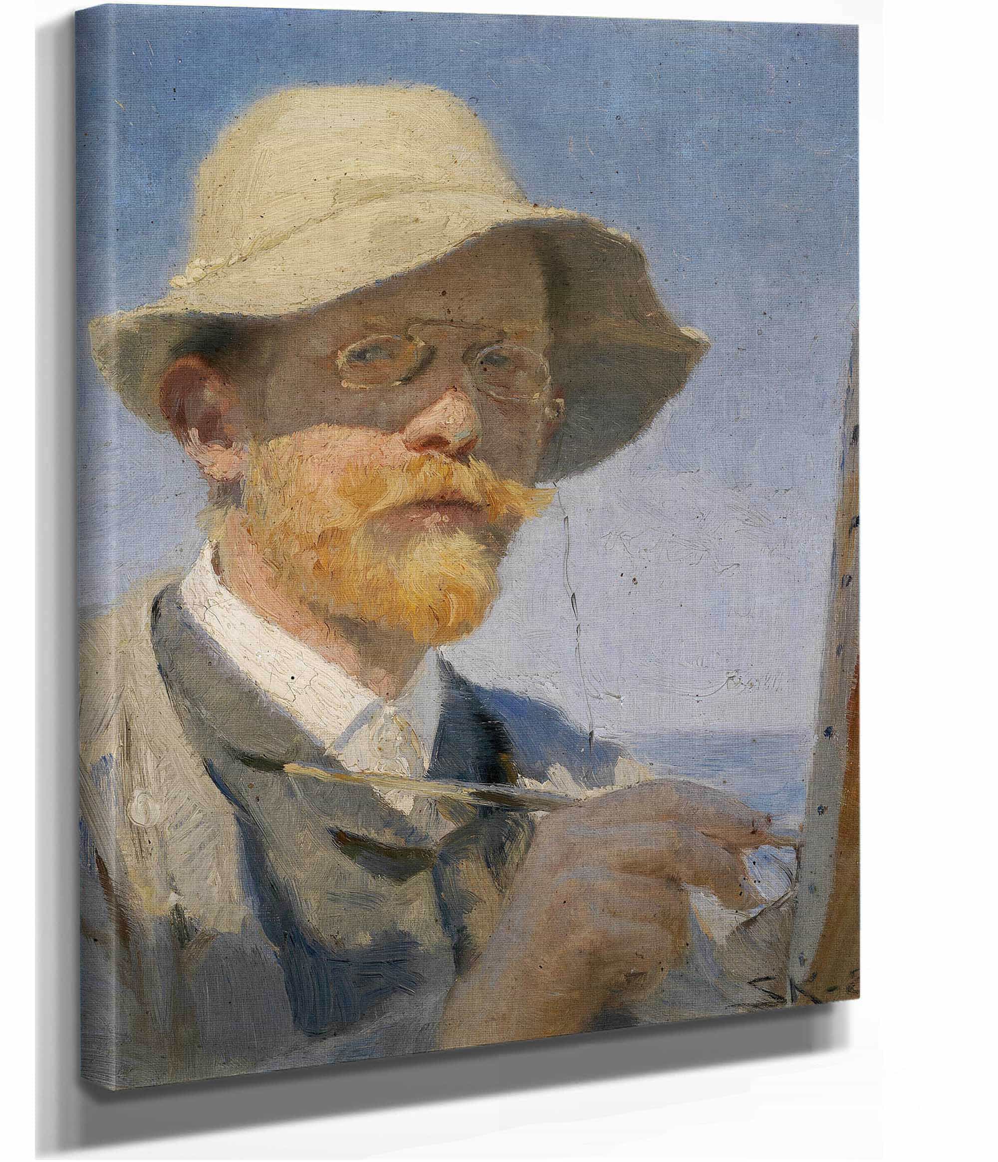 Selvportraet by Peder Severin Kroyer - Image 2