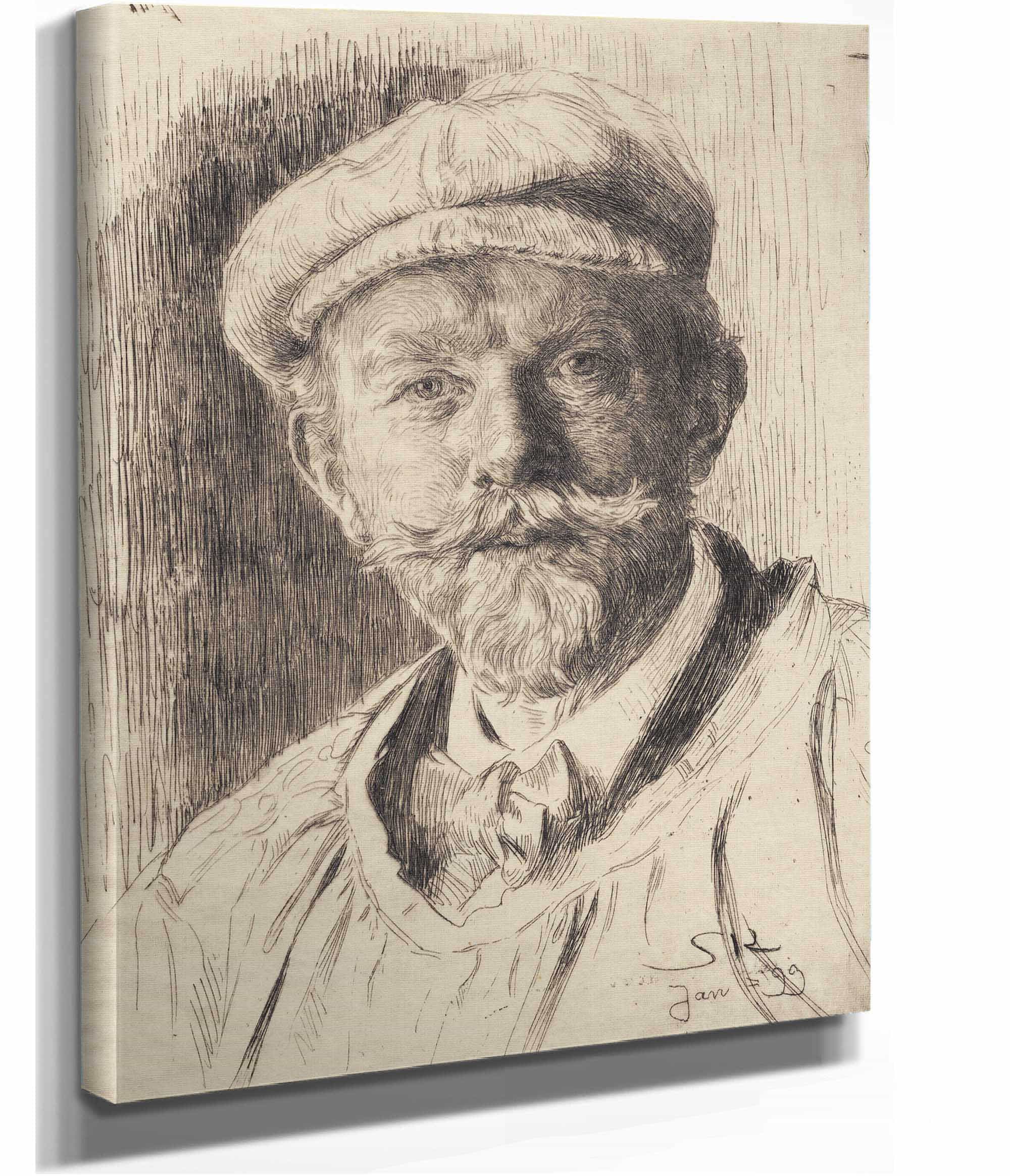 Selvportraet by Peder Severin Kroyer - Image 5