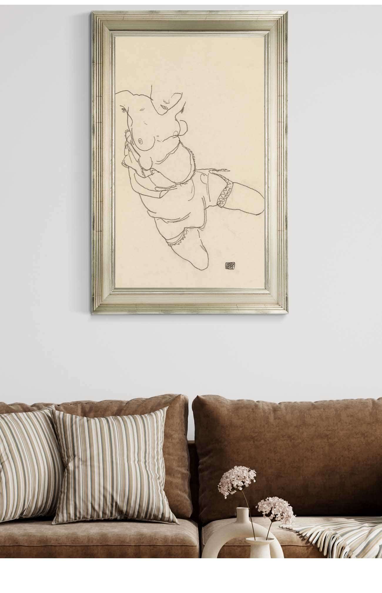 Semi Dressed Model by Egon Schiele - Image 5