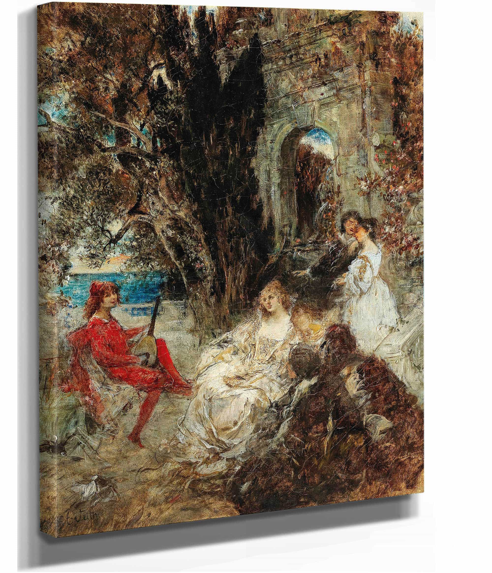 Serenade by Eduard Veith - Image 2
