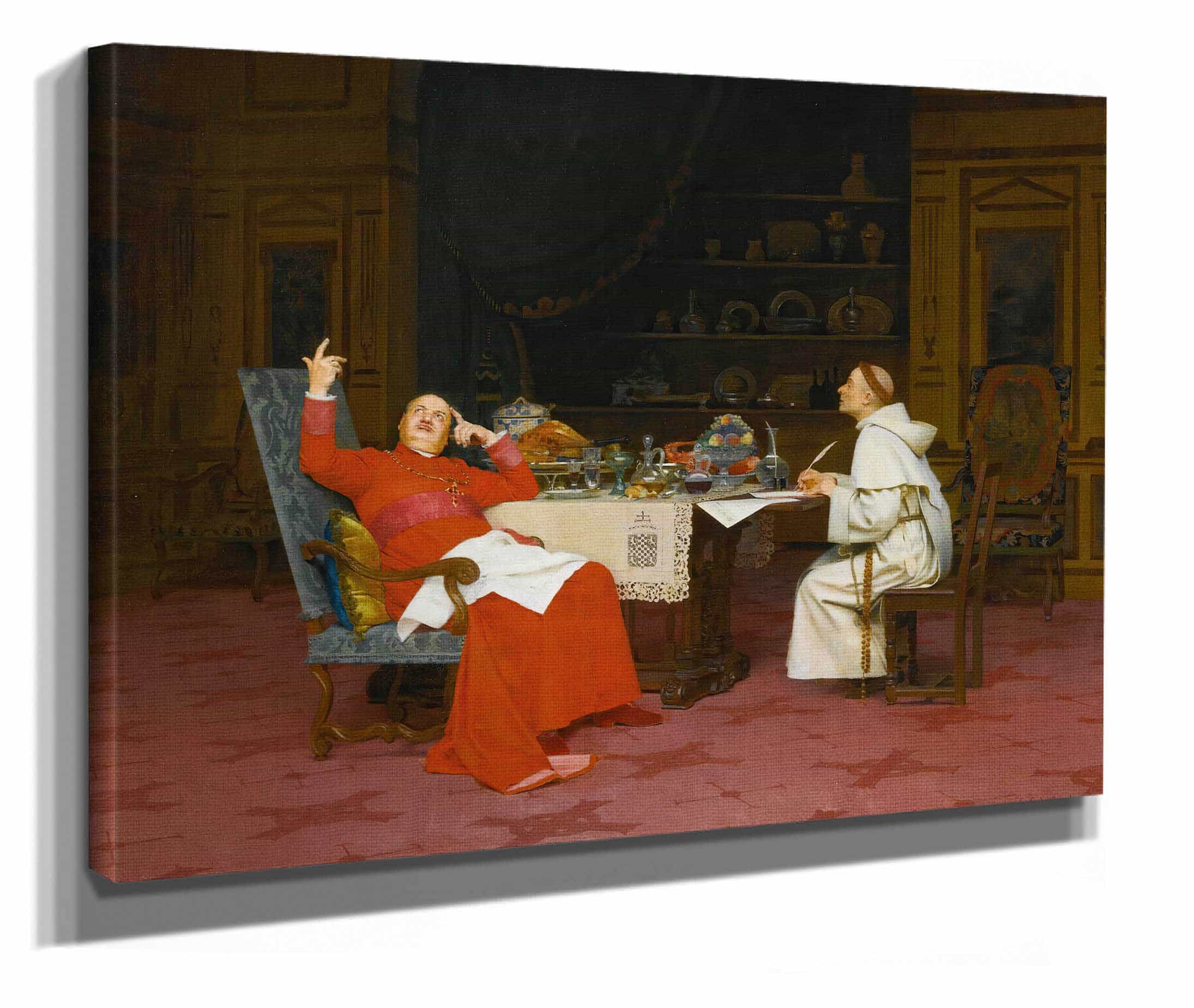 Sermon Sur Labstinence by Jehan Georges Vibert - Image 2