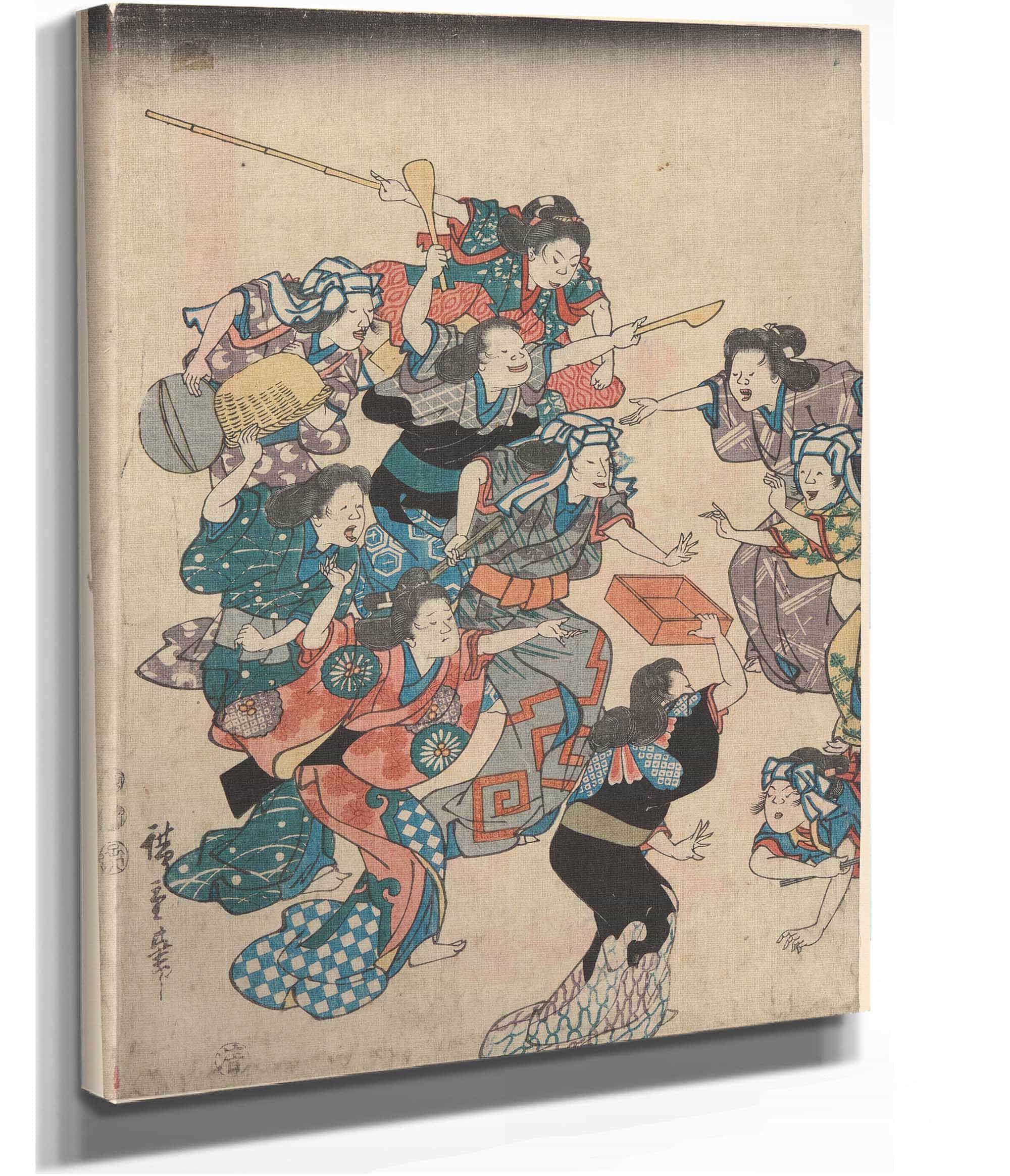Servants Quarrel by Ando Hiroshige - Image 5