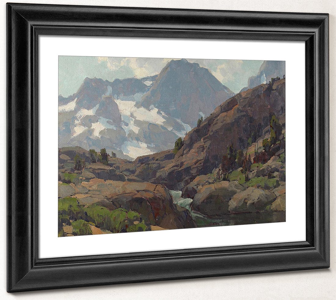 Shadow Creek With Banner And Ritter Peaks In The Distance, Western Sierras Edgar Payne - Image 2