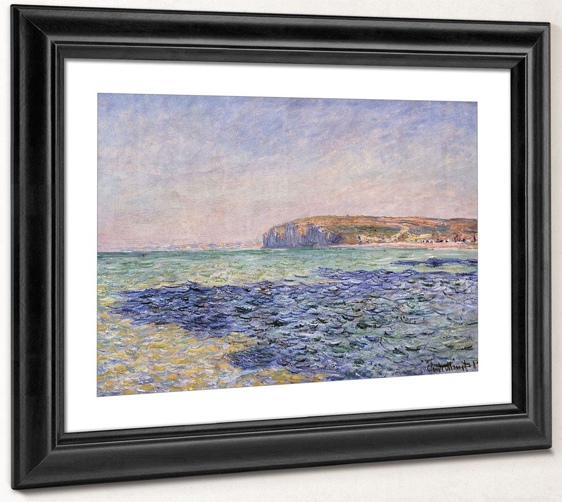 Shadows On The Sea The Cliffs At Pourville By Claude Monet - Image 4