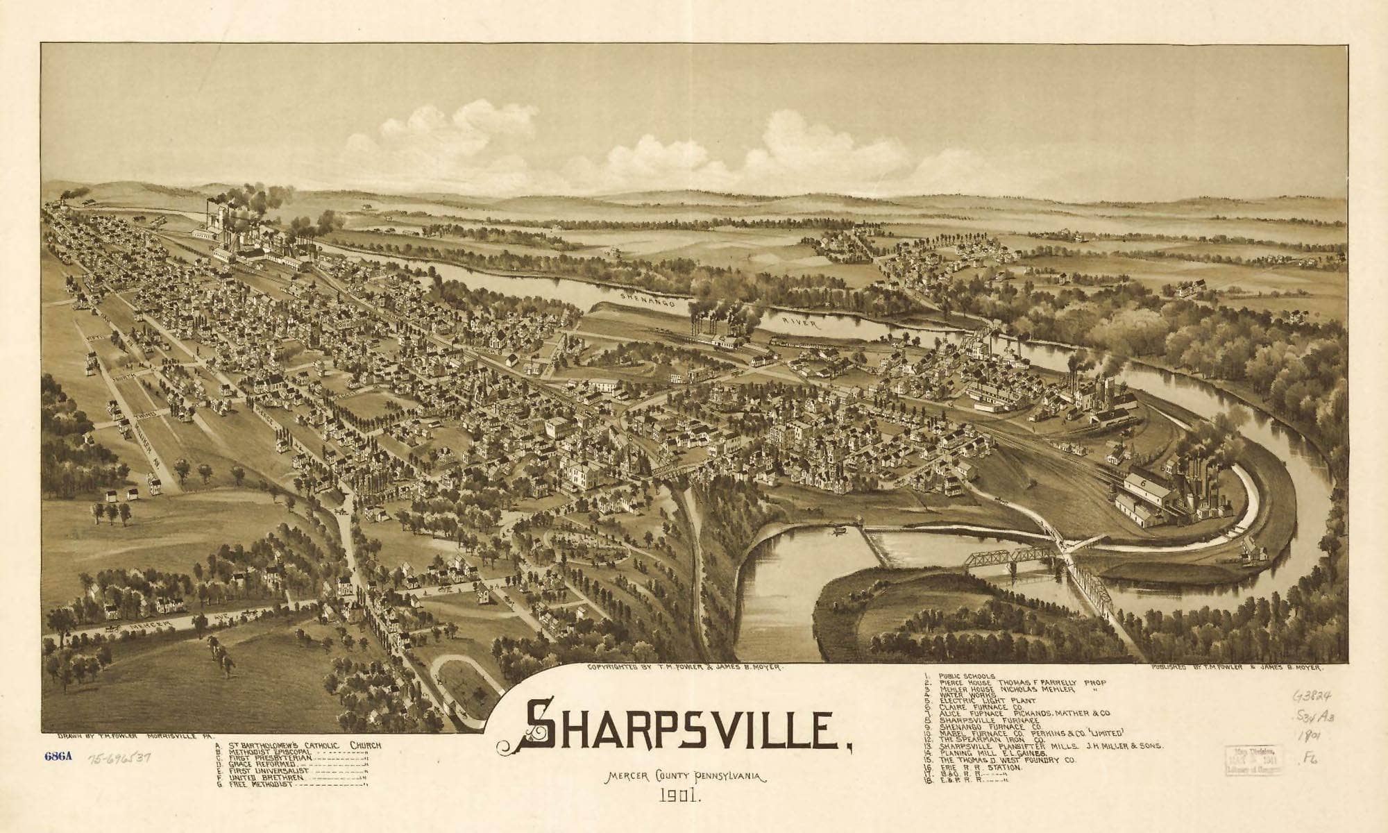 Sharpsville Mercer County Pennsylvania 1901 State Of Pennsylvania - Image 3