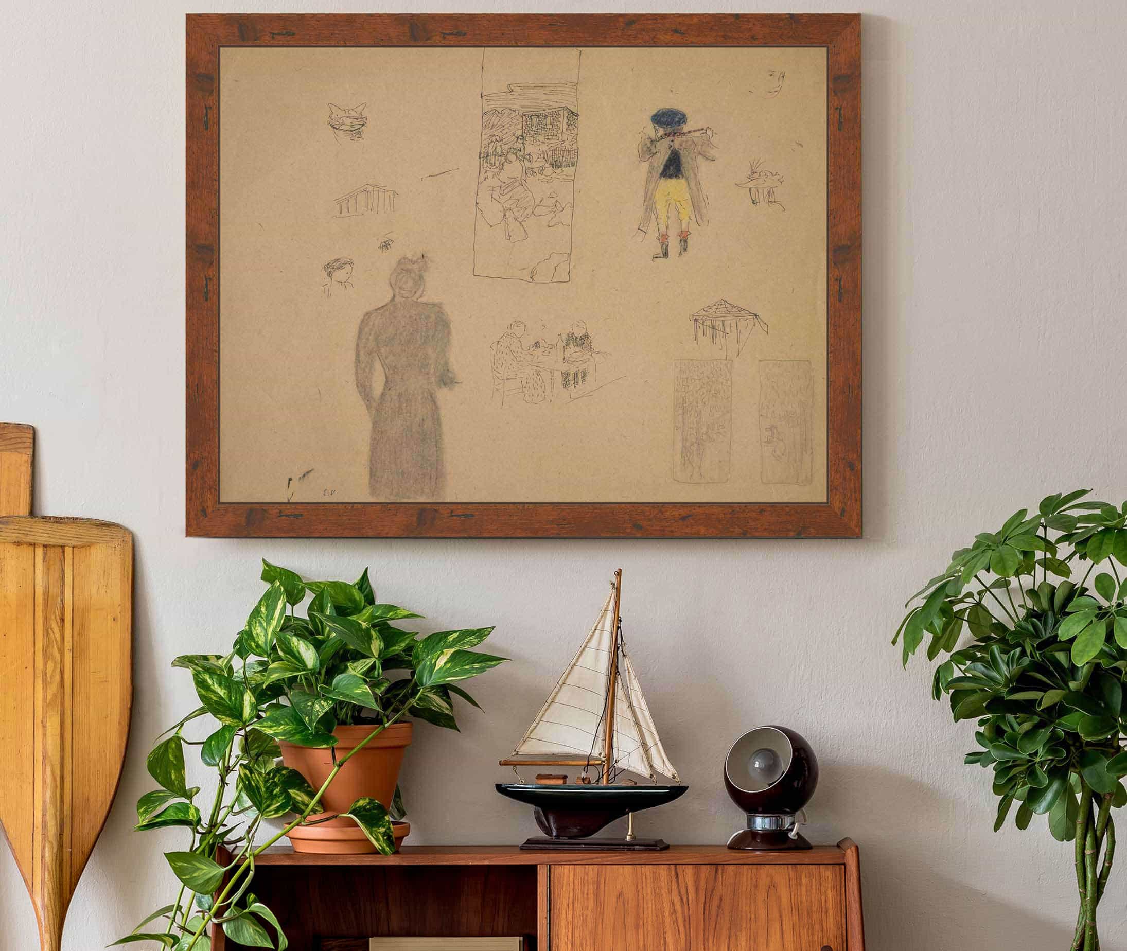 Sheet Of Studies For Le Jardin Public  by Edouard Vuillard - Image 2