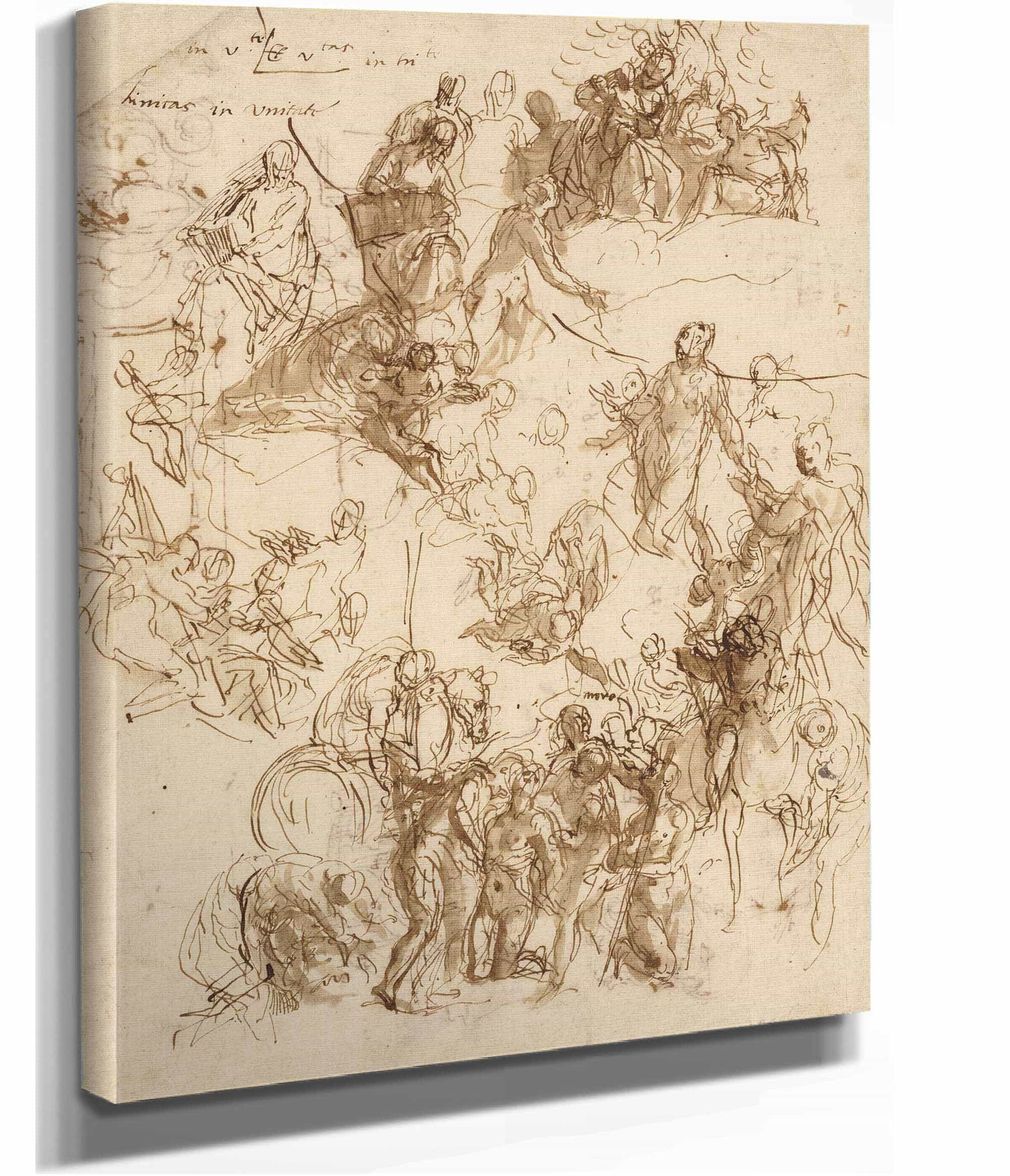 Sheet Of Studies For The Martyrdom Of Saint George by Paolo Veronese - Image 2