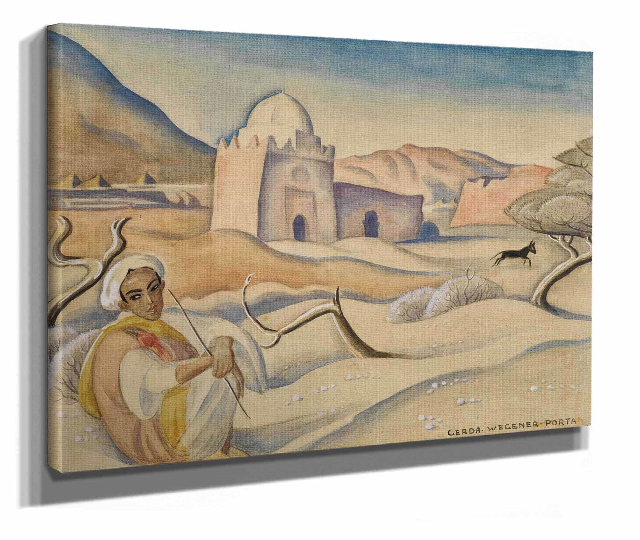 Shepherd In The Atlas Mountains by Gerda Wegener - Image 2