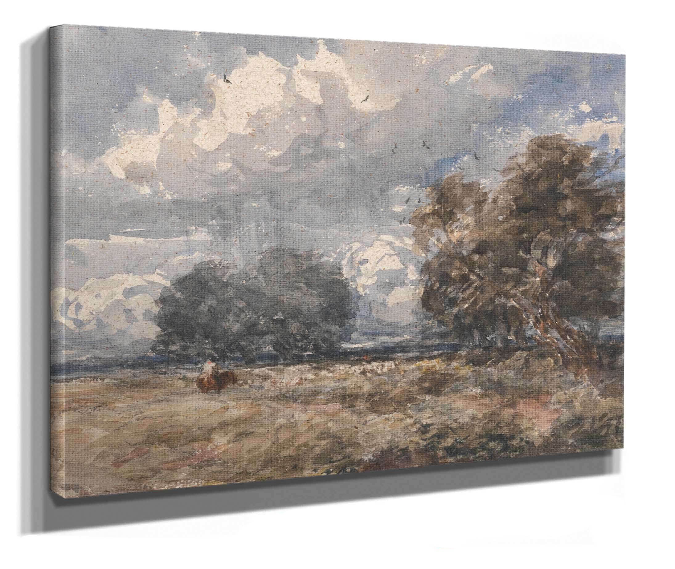 Shepherding The Flock Windy Day by David Cox - Image 2