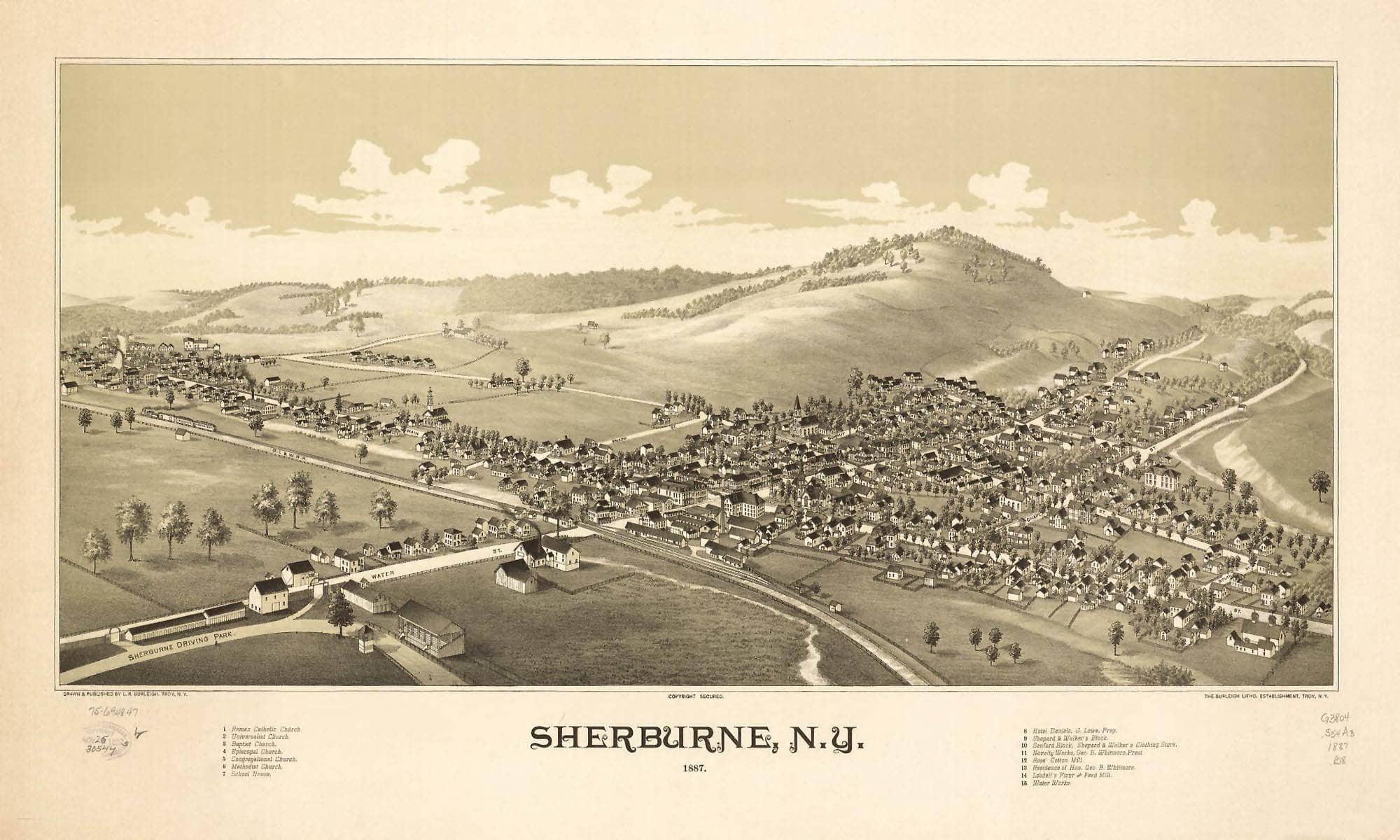 Sherburne Ny 1887  State Of New York - Image 6