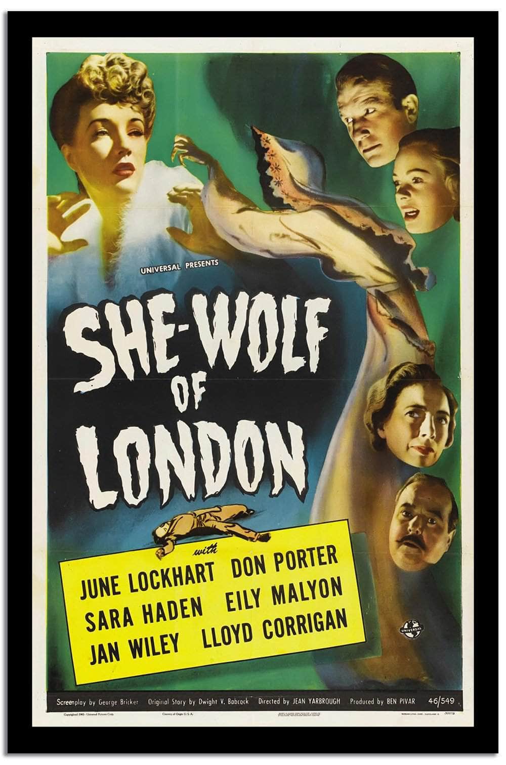 She Wole Of London Vintage Poster - Image 2