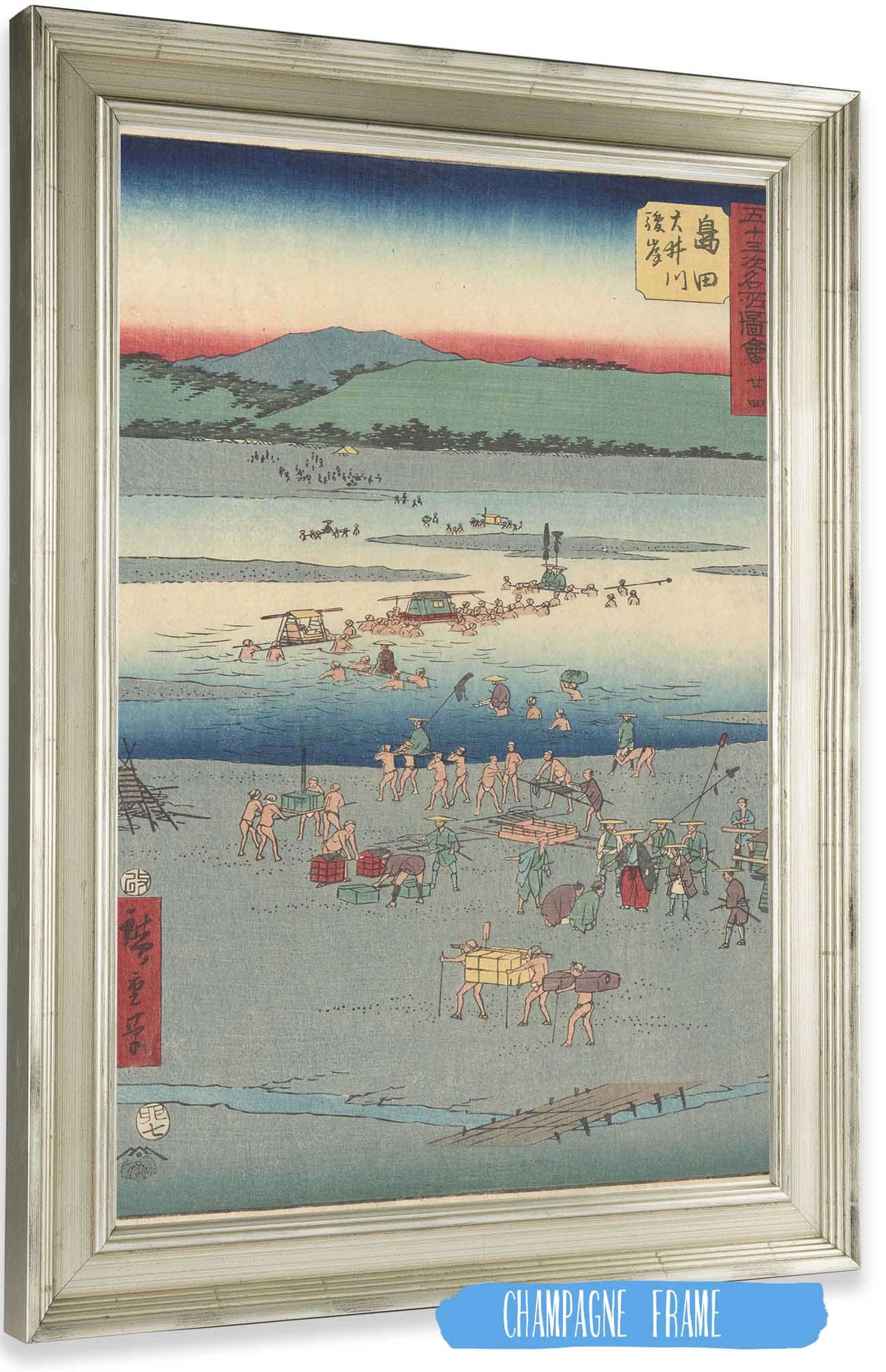 Shimada by Ando Hiroshige