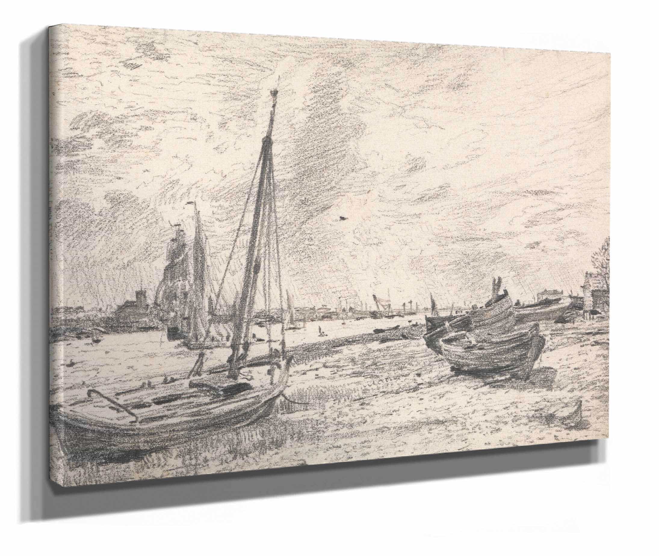 Shipping On The Thames by John Constable - Image 2