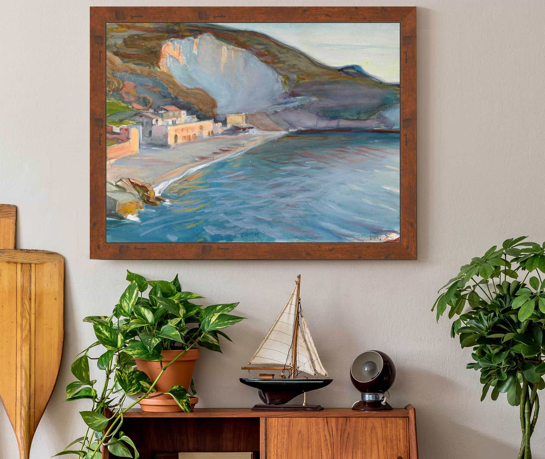 Shore Landscape From The Naples Region by Magnus Enckell - Image 3