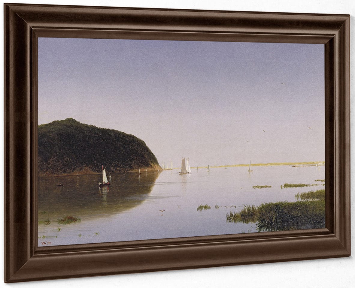 Shrewsbury River, New Jersey By John Frederick Kensett - Image 4