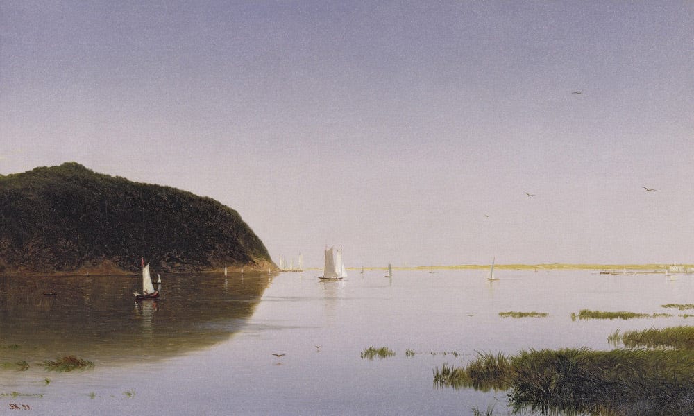Shrewsbury River, New Jersey By John Frederick Kensett - Image 5