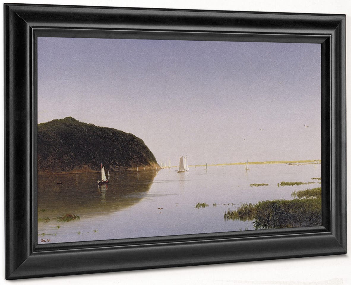 Shrewsbury River, New Jersey By John Frederick Kensett - Image 6