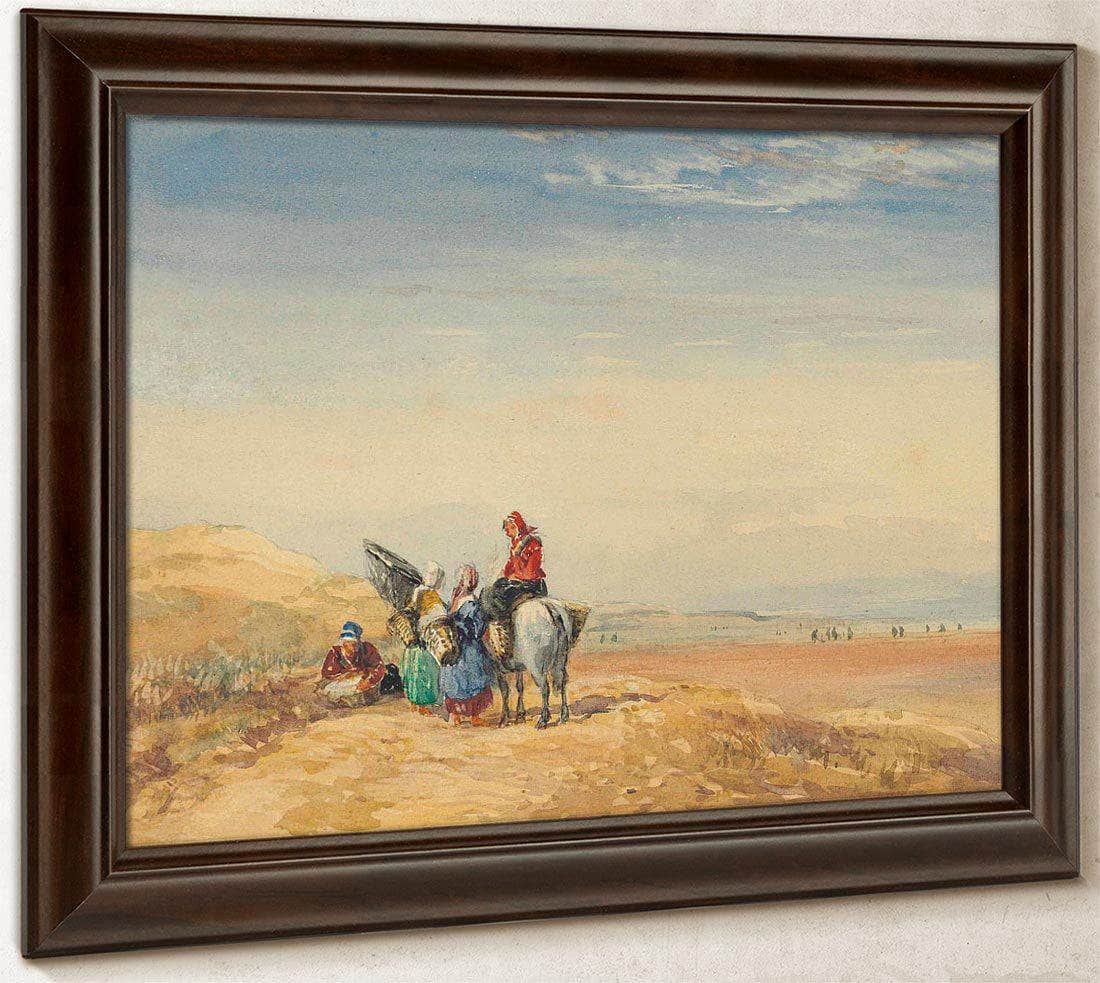 Shrimpers On Lancaster Sands By David Cox - Image 6