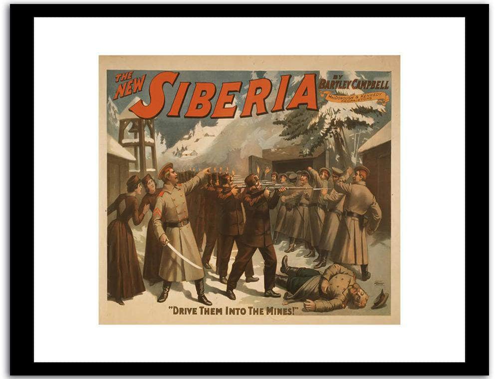 Siberia Vintage Poster