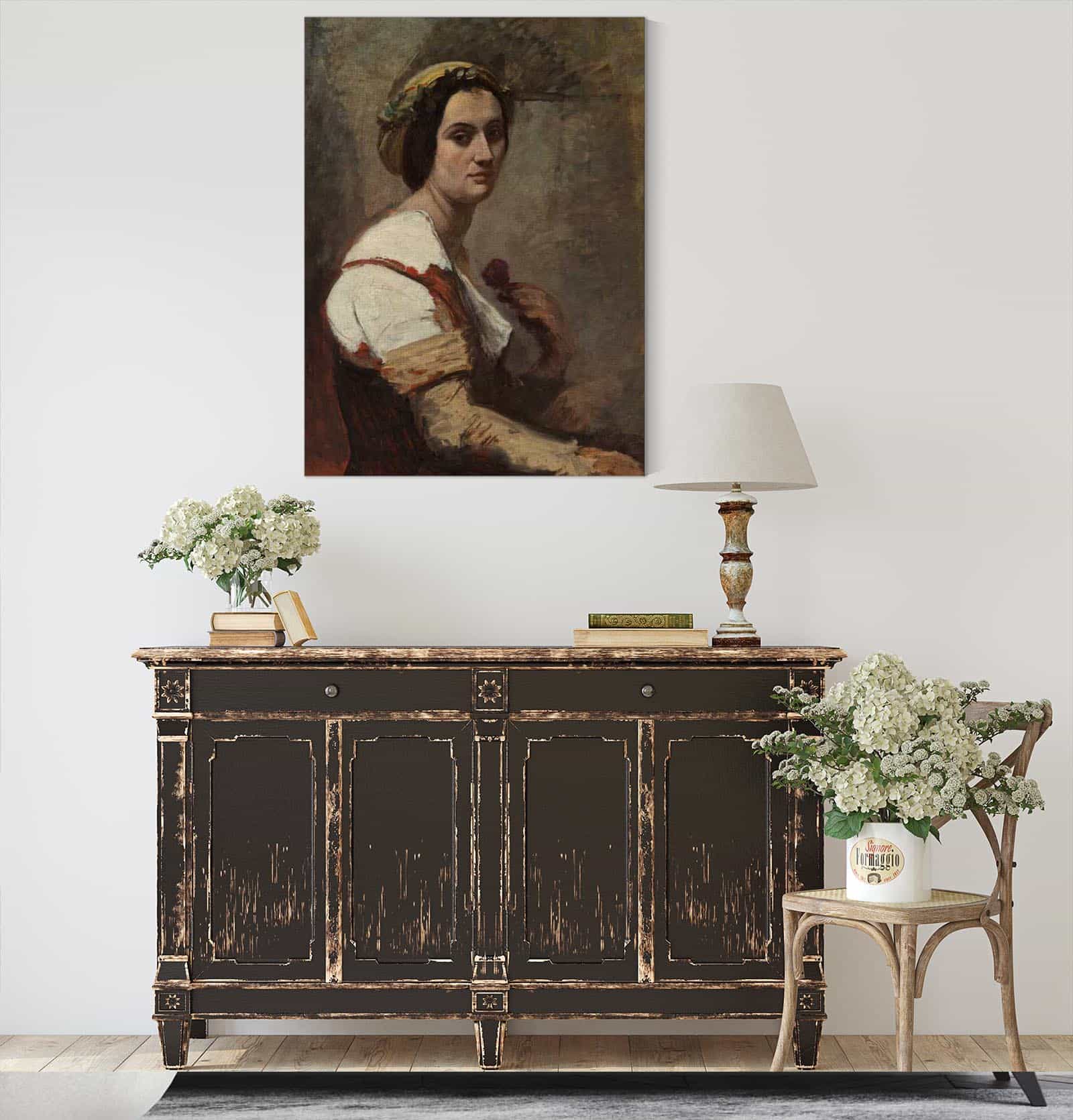 Sibylle by Jean Baptiste Camille Corot - Image 4