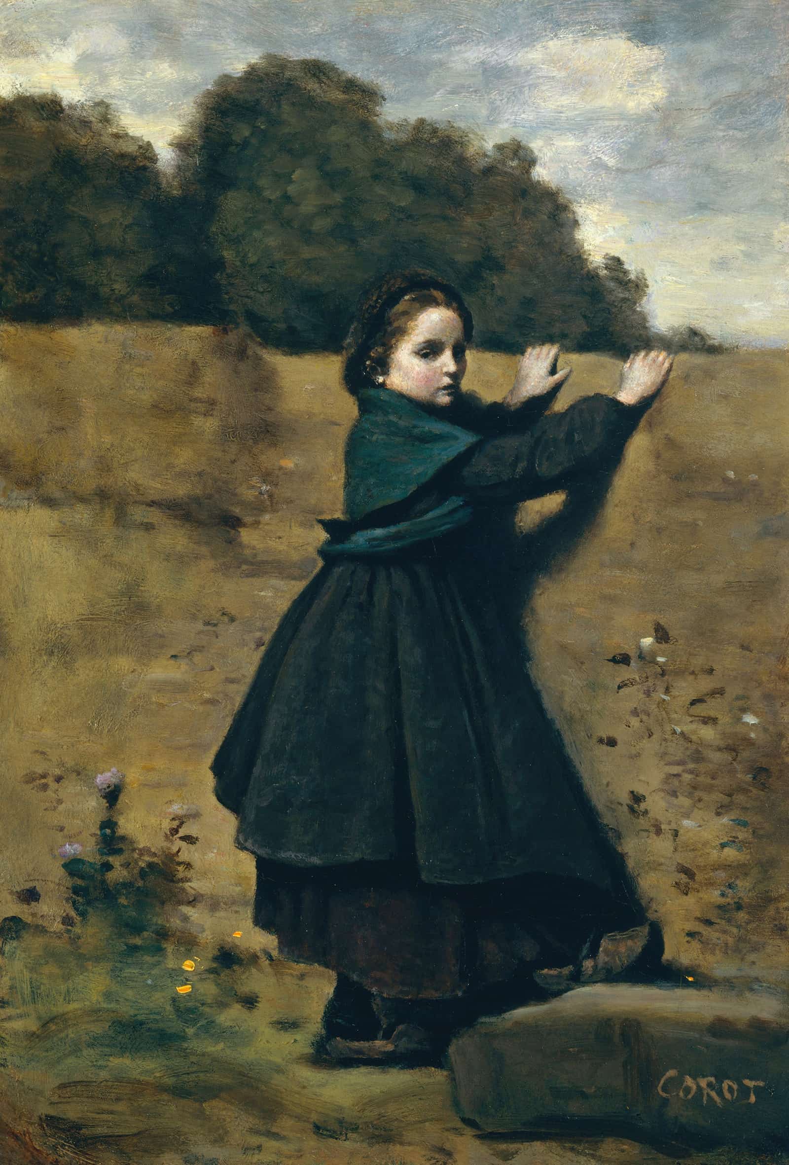 Sibylle by Jean Baptiste Camille Corot - Image 6