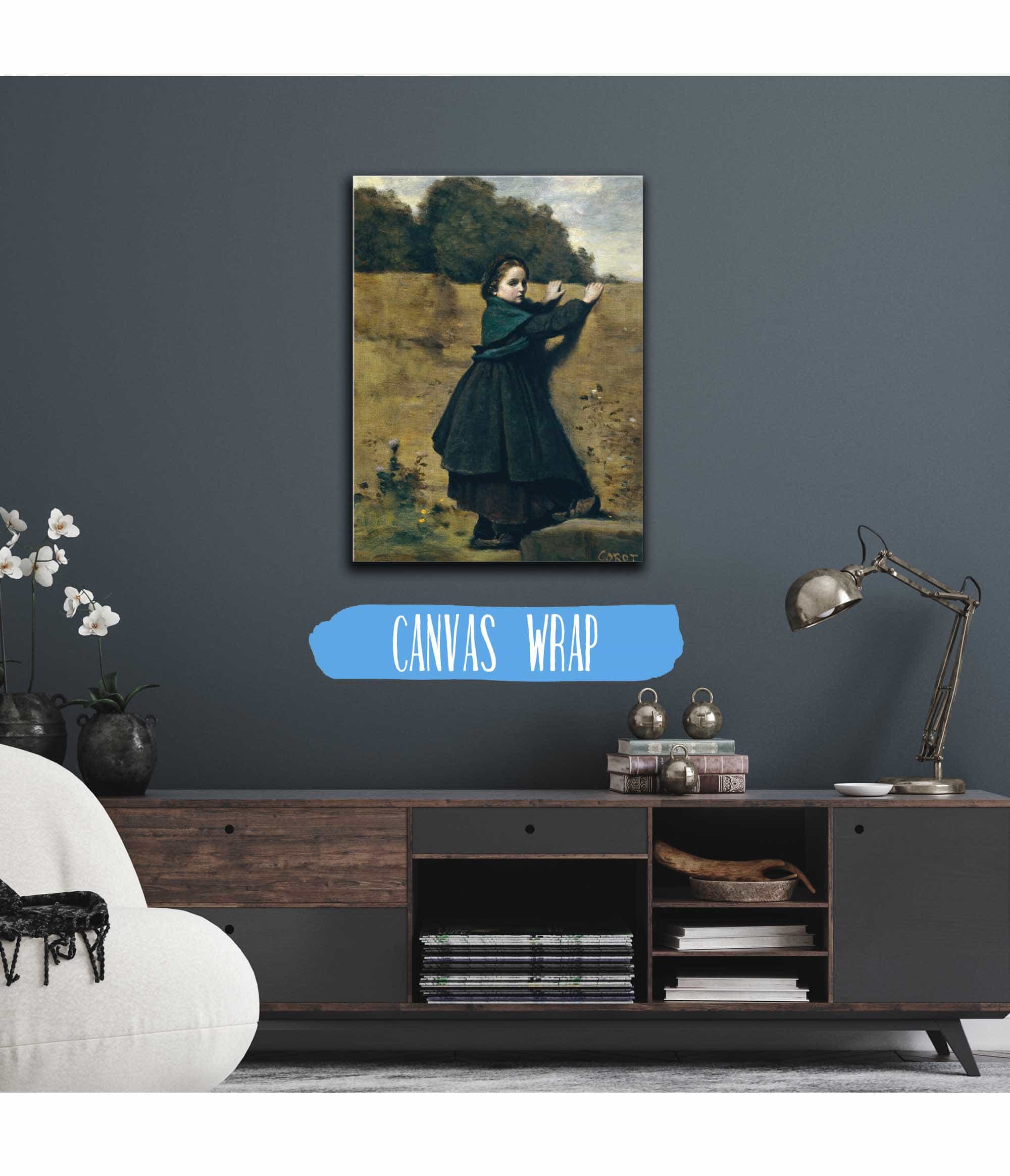 Sibylle by Jean Baptiste Camille Corot - Image 7