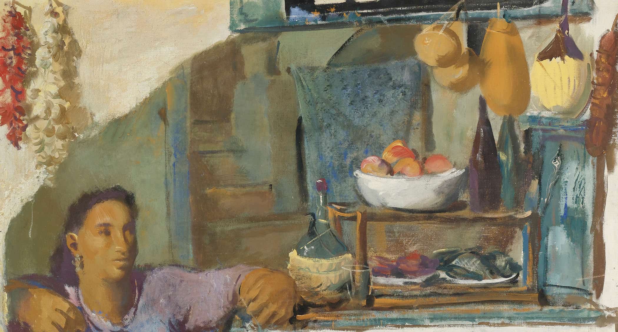 Sidewalk Shop Capri By Alexander Evgenievich Yakovlev - Image 2