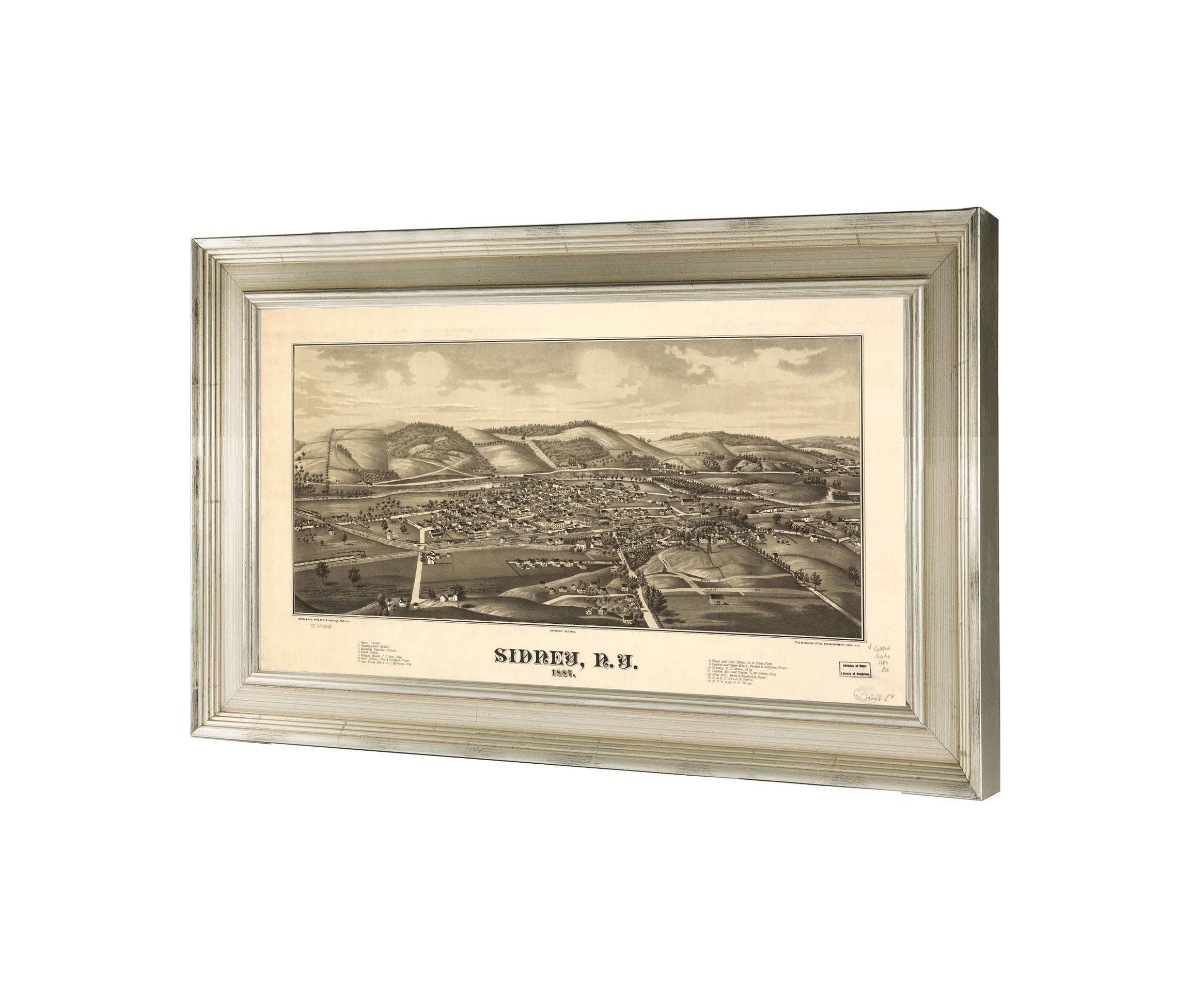Sidney Ny 1887 State Of New York - Image 2