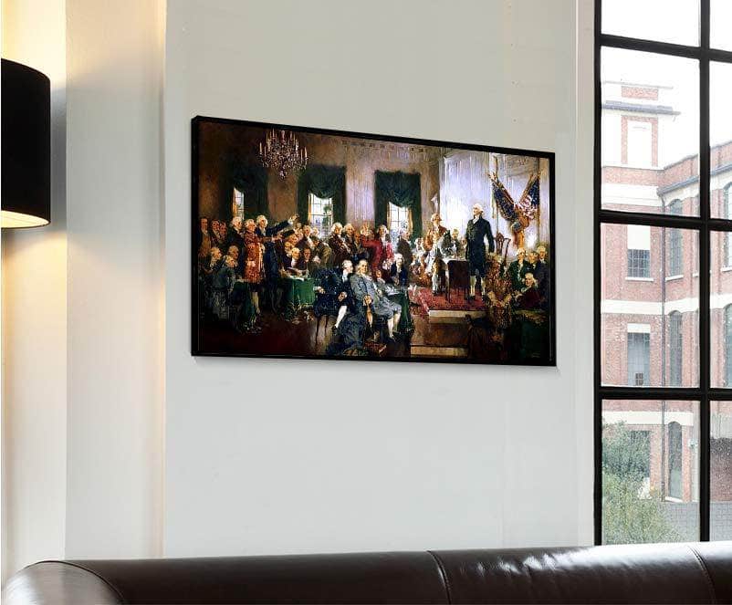 Signing Of The Constitution United States Painting Howard Christy Canvas Art - Image 4