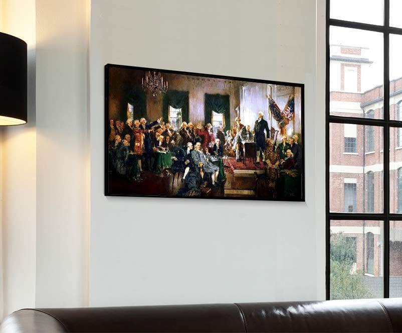 Signing The Constitution Of The United States Painting Howard Christy Canvas Art - Image 4