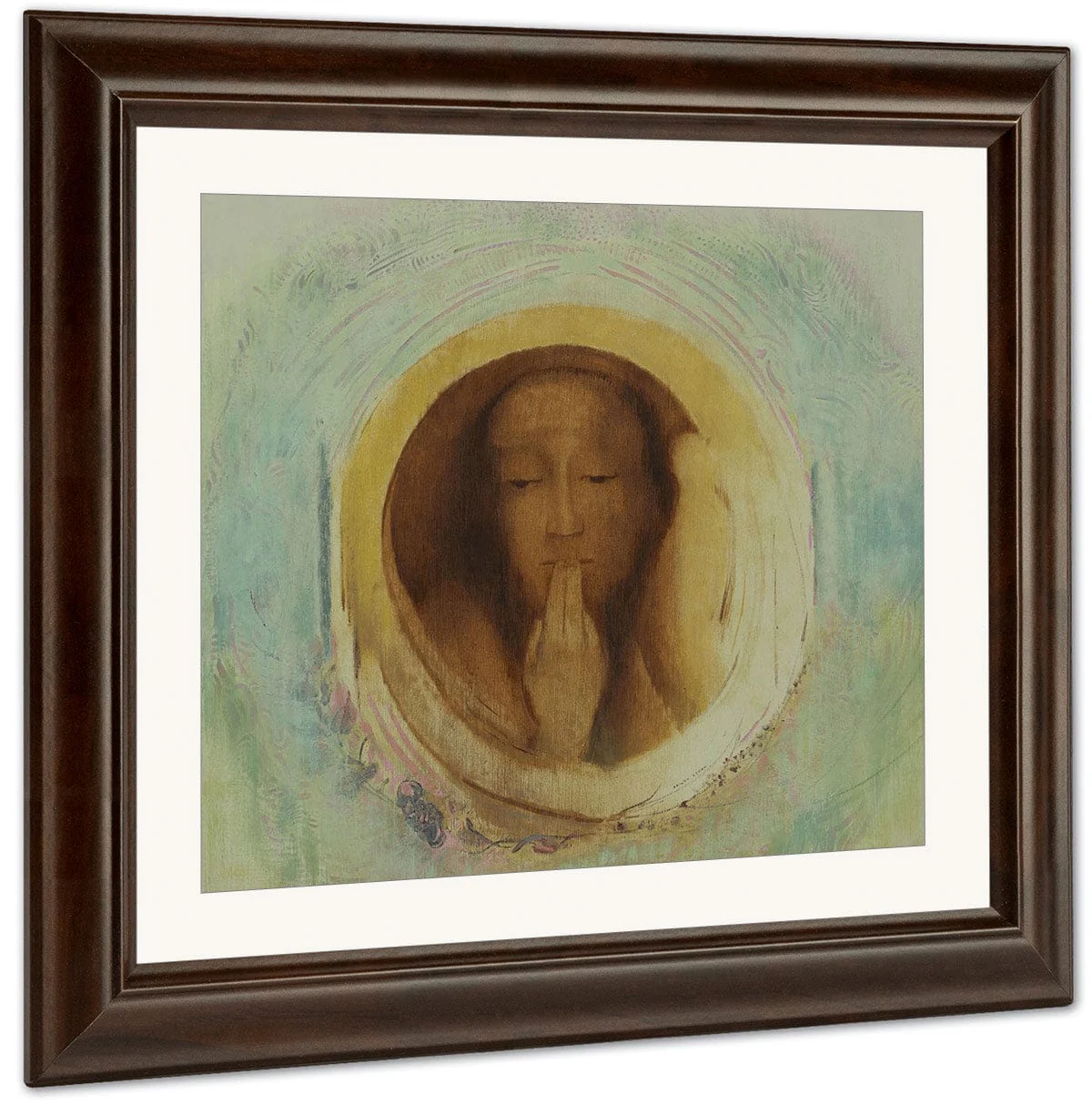 Silence 1911 54 6 X 54Cm Oil On Paper Moma By Odilon Redon - Image 3