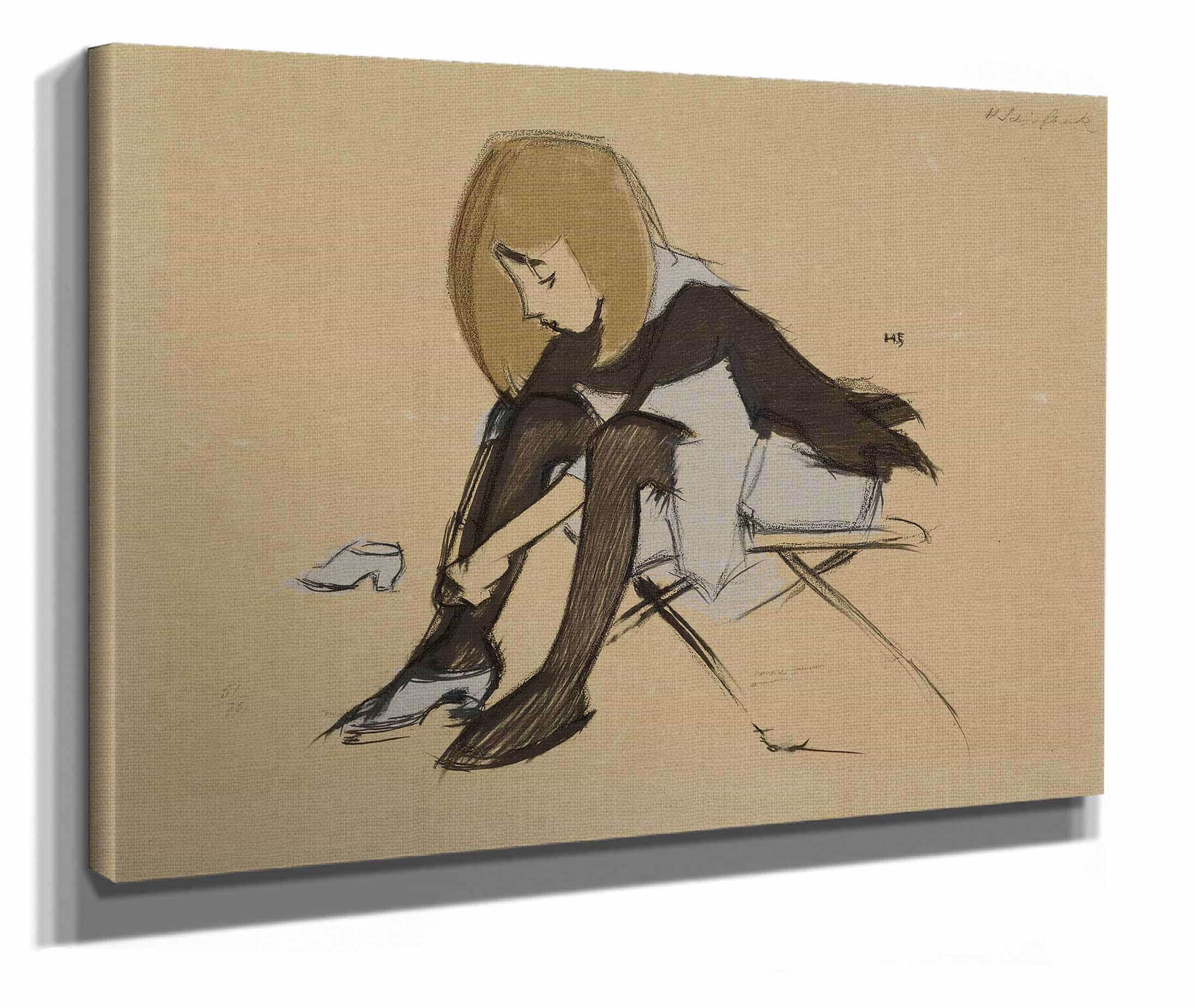 Silk Shoes by Helene Schjerfbeck - Image 2