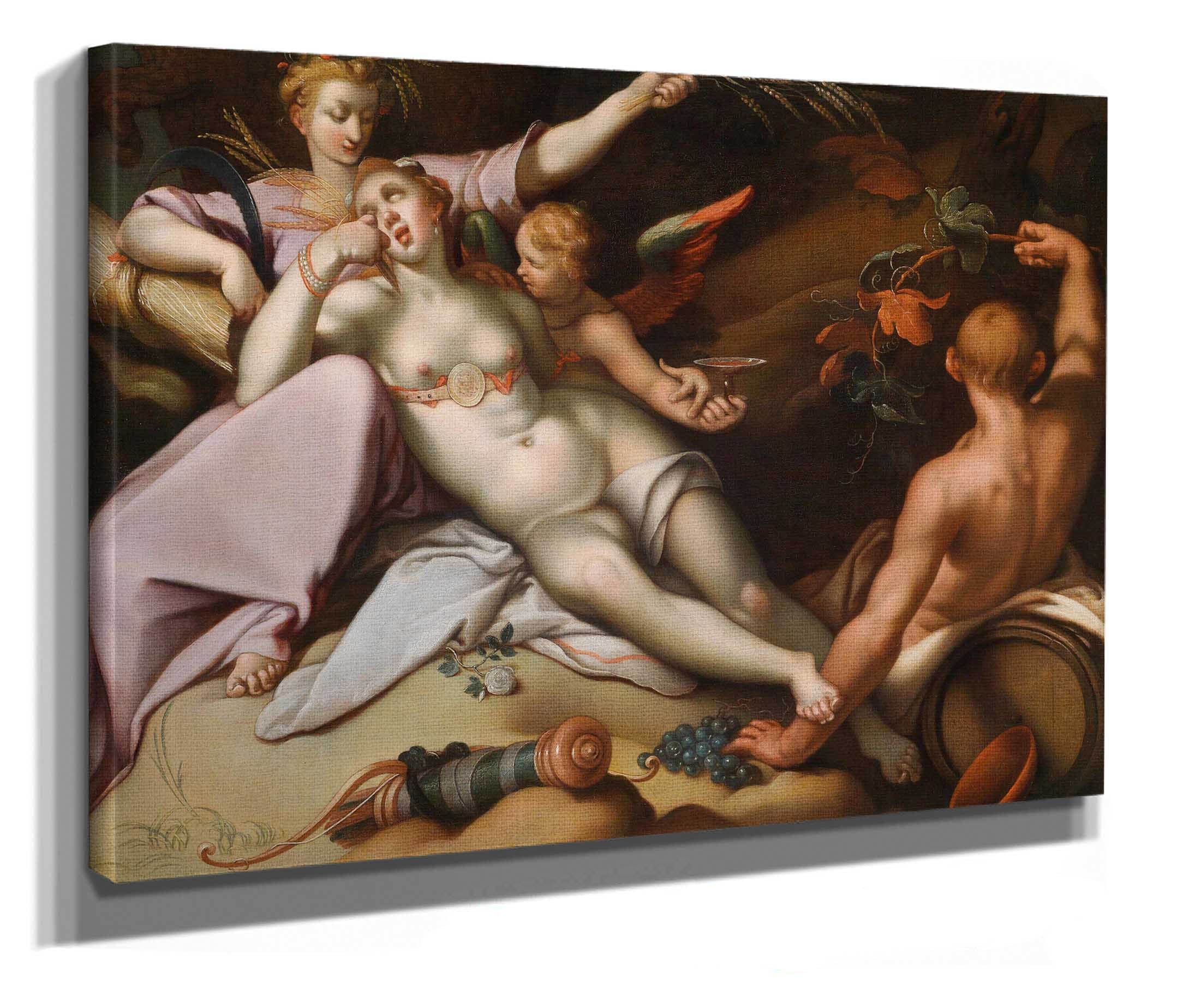 Sine Baccho Et Cenere Friget Venus by Abraham Bloemaert - Image 2