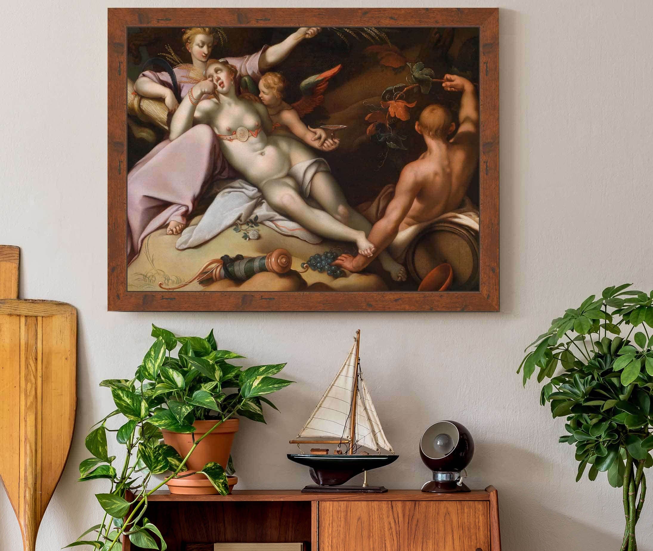 Sine Baccho Et Cenere Friget Venus by Abraham Bloemaert - Image 3