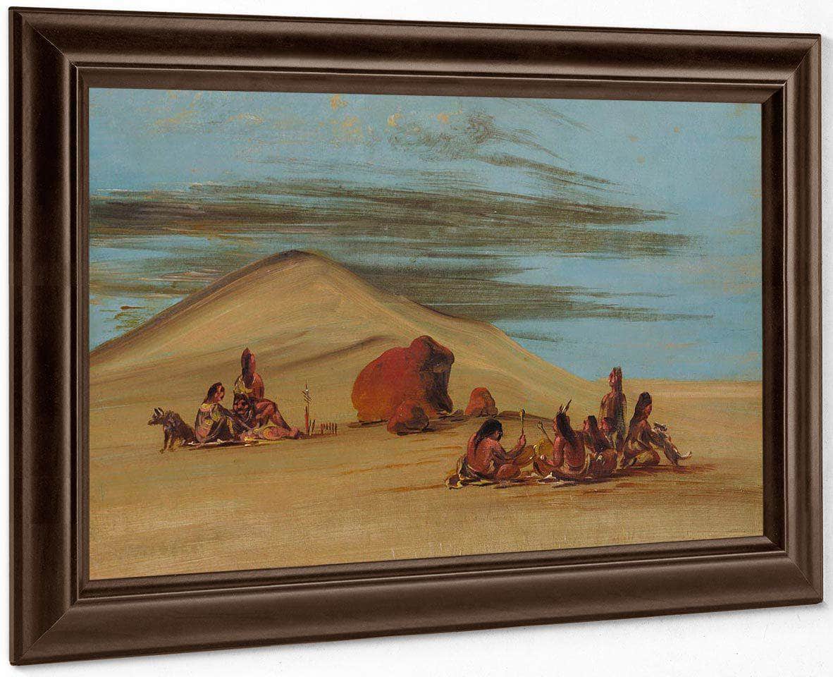 Sioux Worshiping At The Red Boulders By George Catlin - Image 6