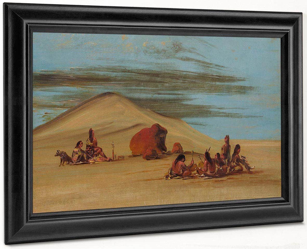 Sioux Worshiping At The Red Boulders By George Catlin - Image 8