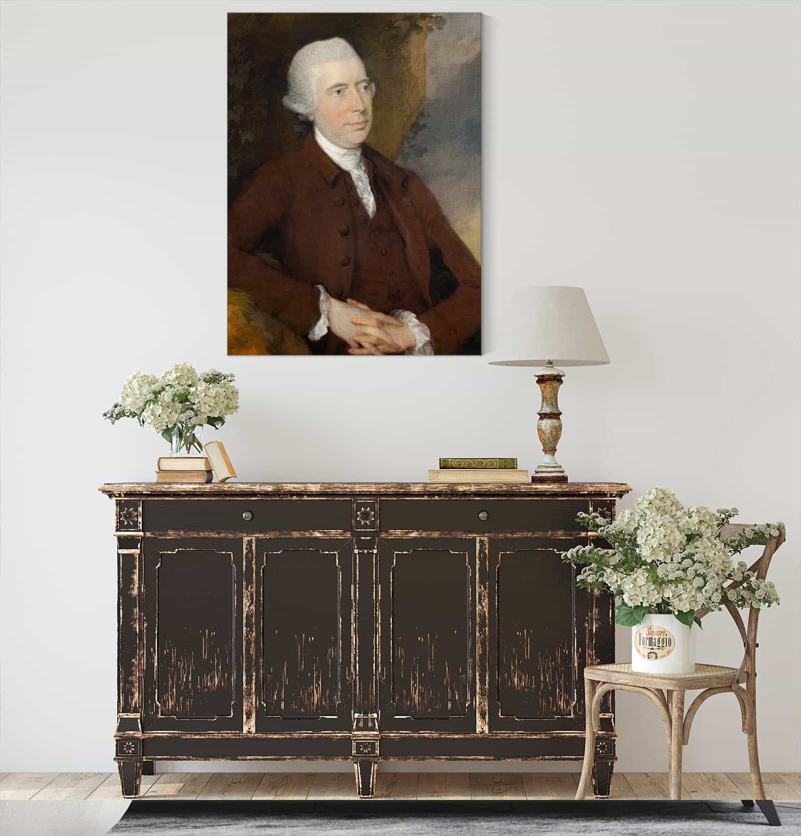 Sir George Scott Chad Baronet Of Thursford About by Thomas Gainsborough - Image 4