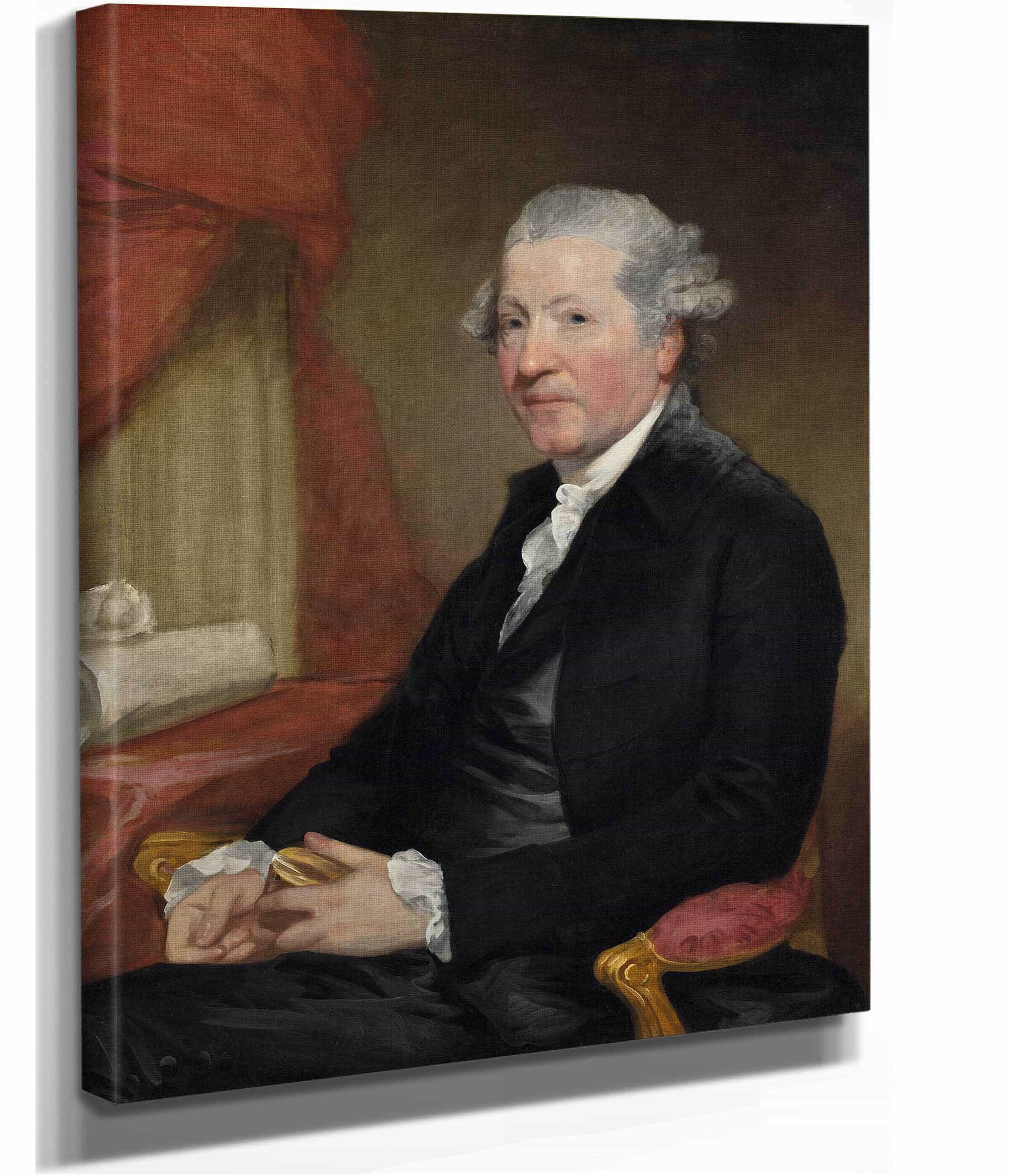 Sir Joshua Reynolds by Gilbert Stuart - Image 2