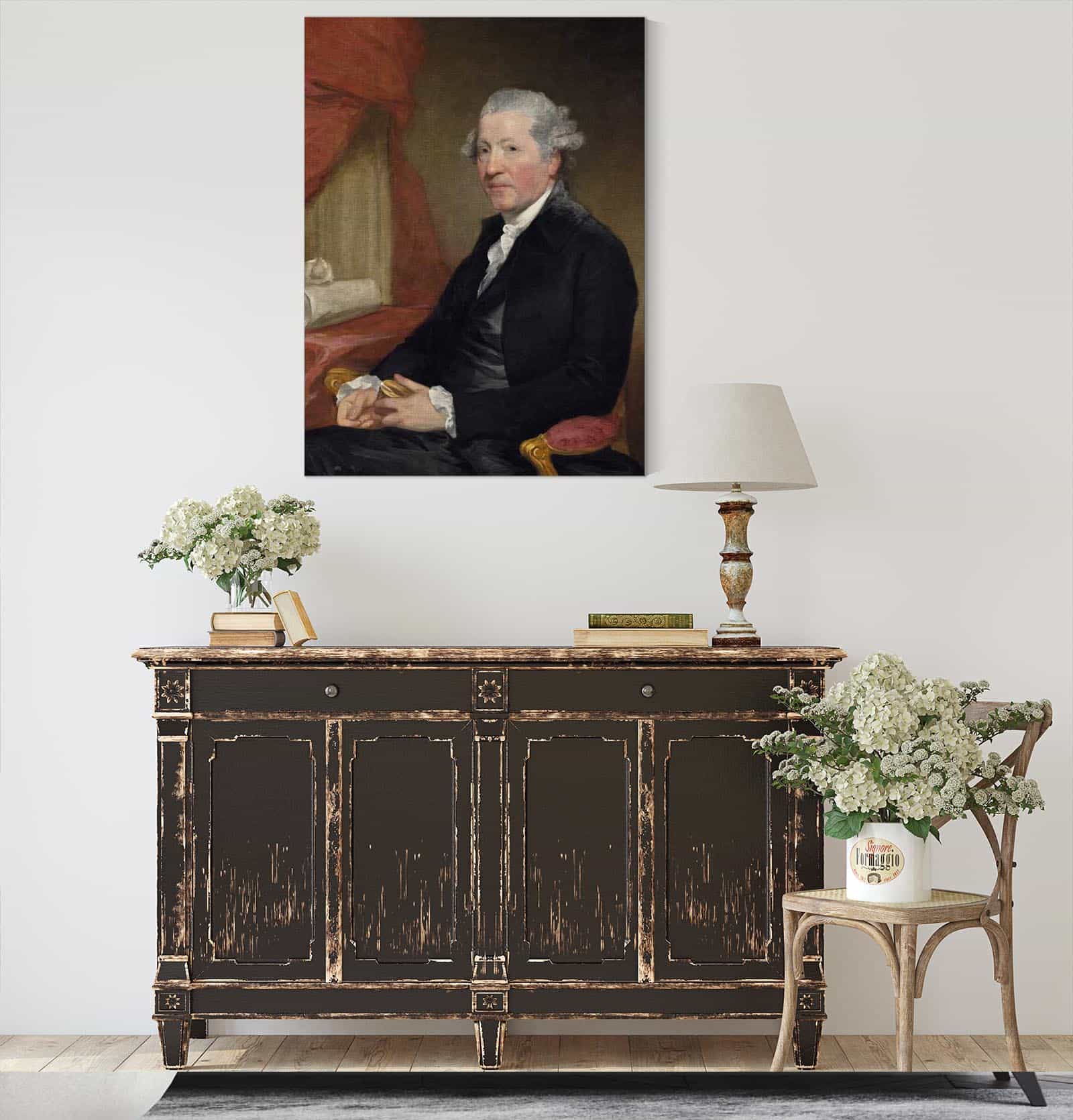 Sir Joshua Reynolds by Gilbert Stuart - Image 4
